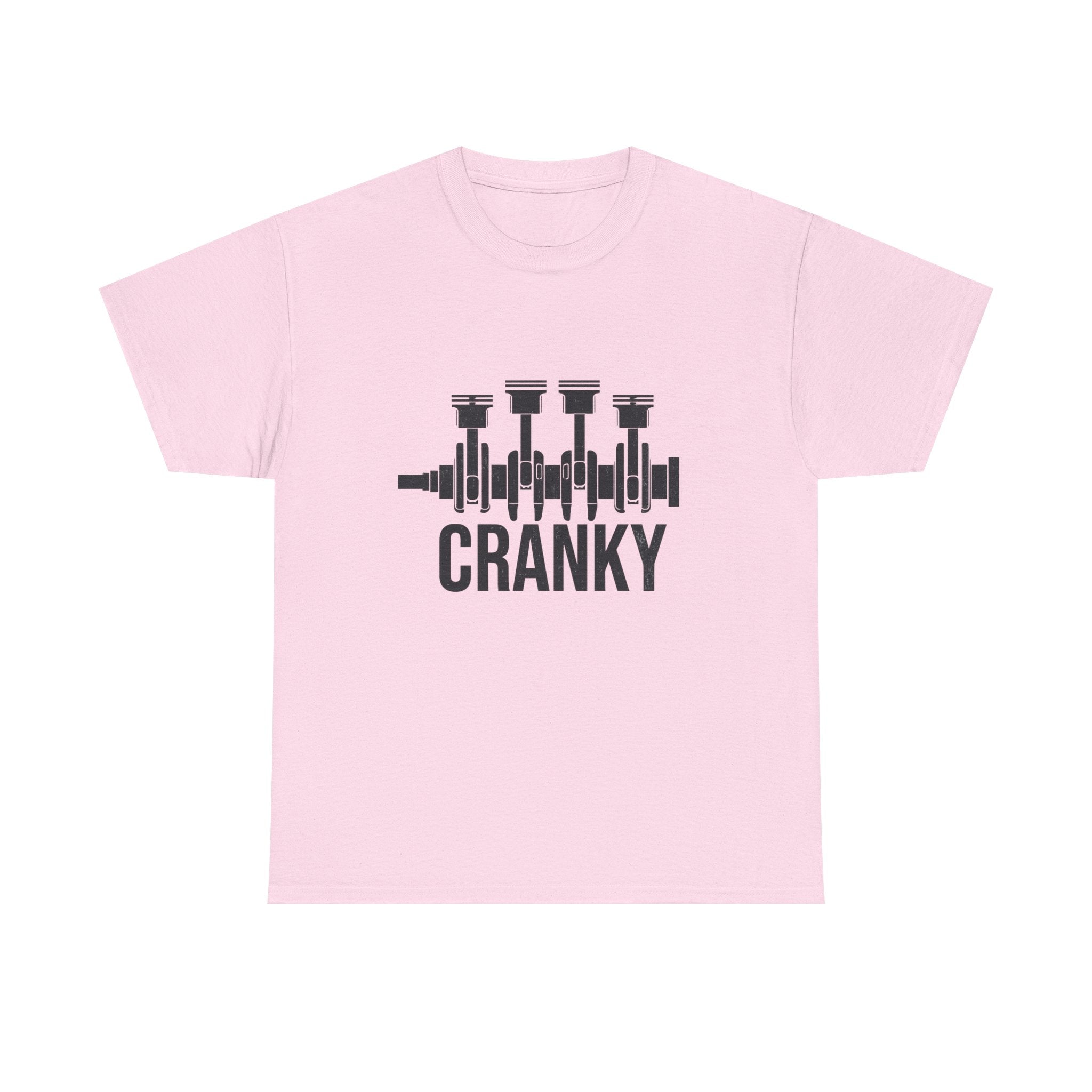 Cranky Engine Crankshaft T-Shirt — Funny Mechanic Auto Lover Tee