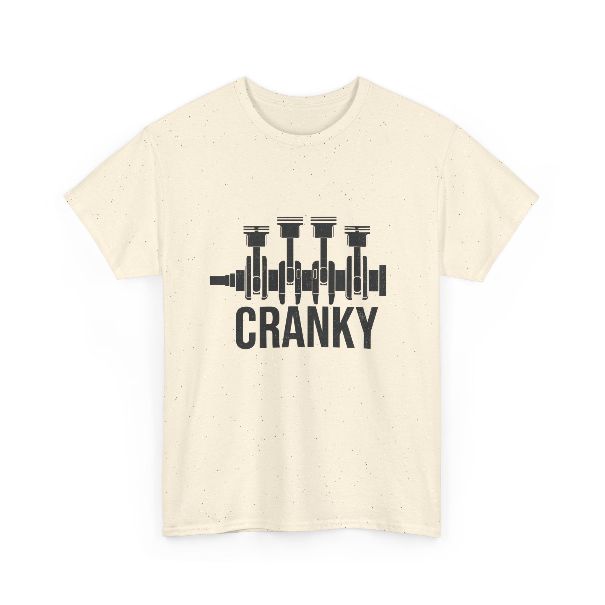 Cranky Engine Crankshaft T-Shirt — Funny Mechanic Auto Lover Tee