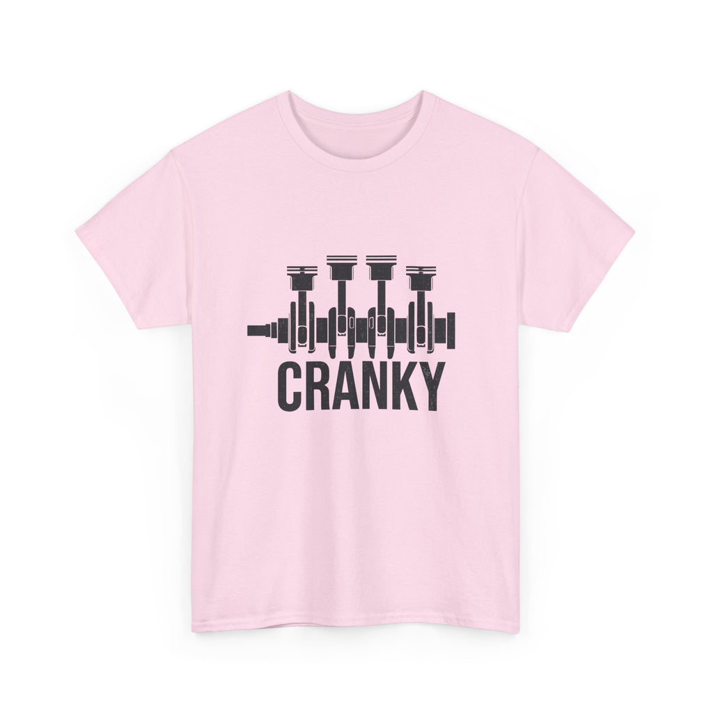 Cranky Engine Crankshaft T-Shirt — Funny Mechanic Auto Lover Tee